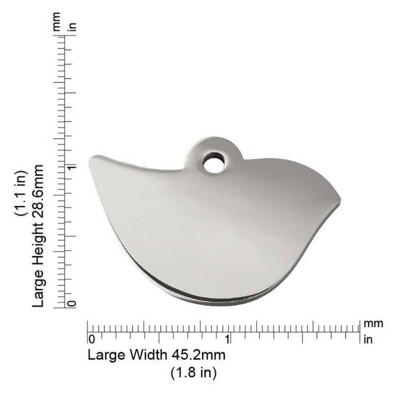 Dimensions de la médaille Red Dingo 8BI-Large
