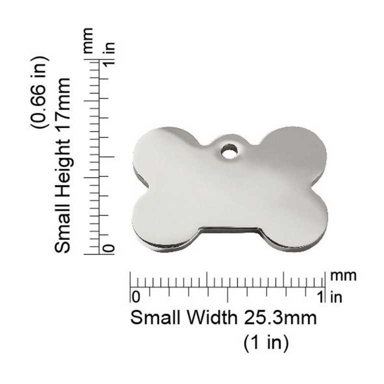 Dimensions de la médaille Red Dingo 8BN-Small