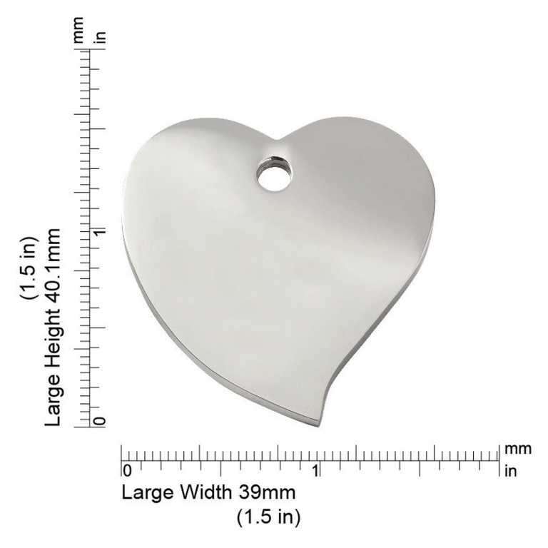 Dimensions de la médaille Red Dingo 8HT-Large