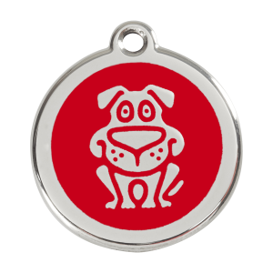 Red Dog Dog ID Tag Large