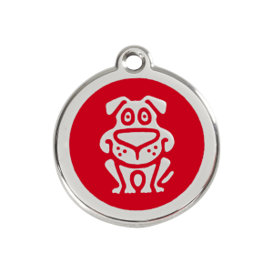 Red Dog ID Tag Medium