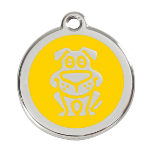 Yellow Dog ID Tag Large