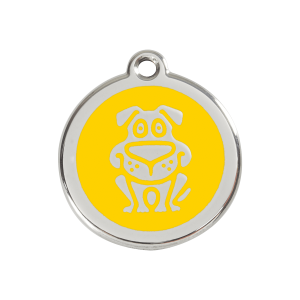 Yellow Dog ID Tag Medium
