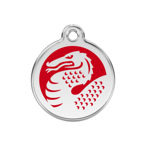 Red Dragon Dog ID Tag Medium