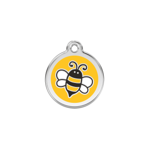 Yellow Bumblebee Cat ID Tag Small