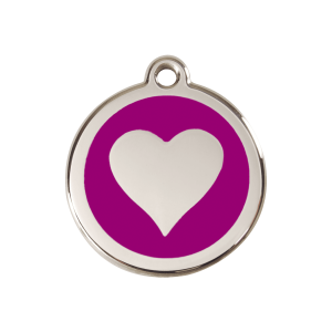 Purple Heart Dog ID Tag Medium