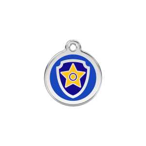 Dark Blue Nickelodeon Chase Cat ID Tag Small