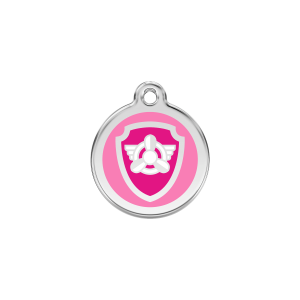 Pink Nickelodeon Skye Cat ID Tag Small
