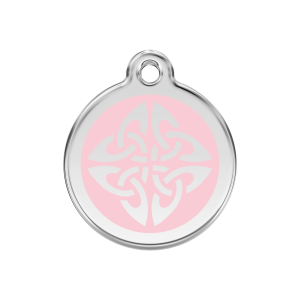Pink Tribal Arrows Dog ID Tag Medium