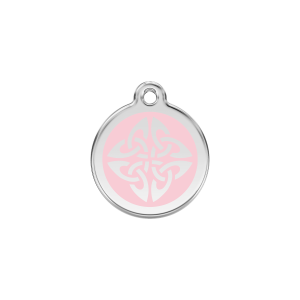 Small Pink Tribal Arrows Cat ID Tag
