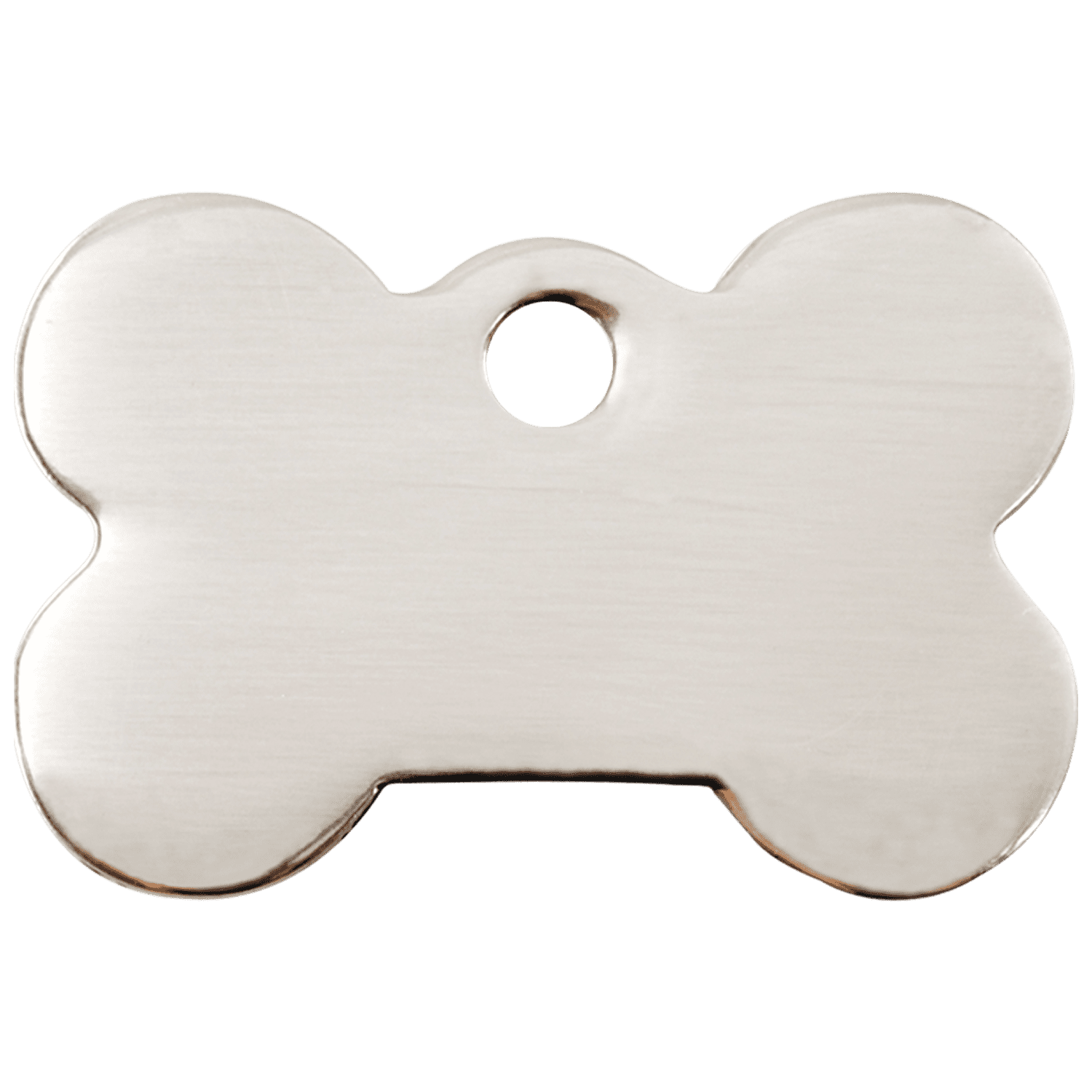 Vue avant - Médaille personnalisable pour chien Red Dingo Os en acier inoxydable - Size L - 02-BN-ZZ-LG