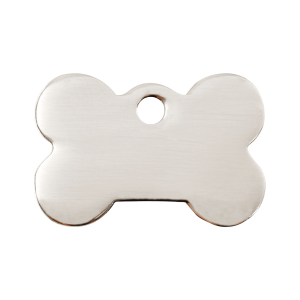 Bone Dog ID Tag Medium Stainless Steel