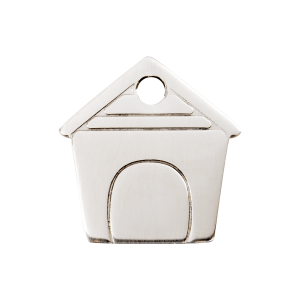 Dog House Dog ID Tag Medium Stainless Steel