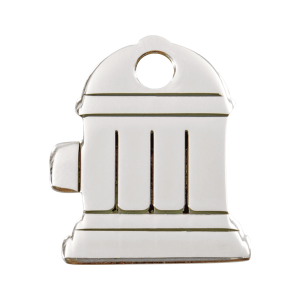 Large Fire Hydrant Dog ID Tag in Stainless Steel