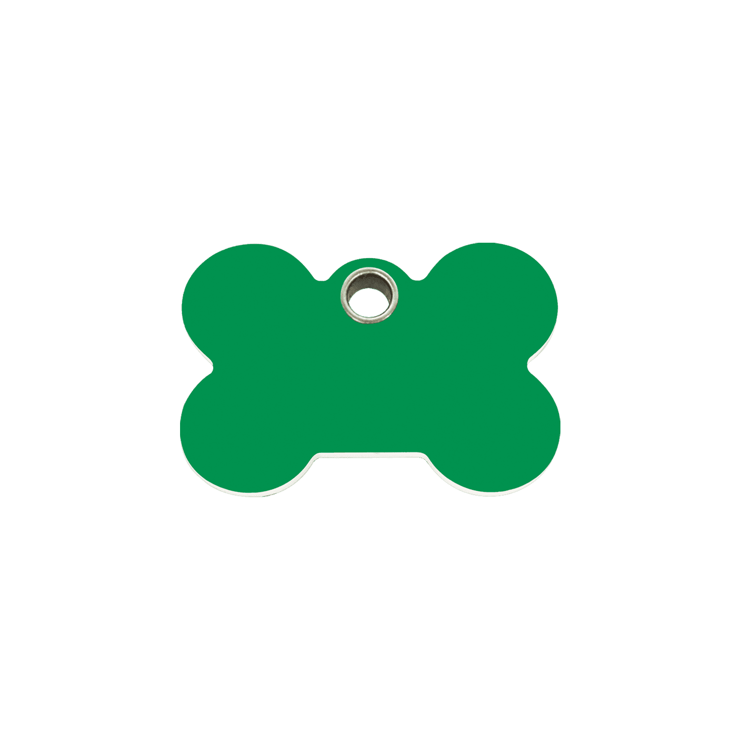 Vue avant - Médaille personnalisée pour chien/chat Red Dingo Os Vert Size S - 04-BN-GR-SM