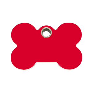 Red Bone Dog ID Tag Medium