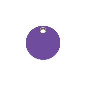 Purple Circle Cat or Small Dog ID Tag Small