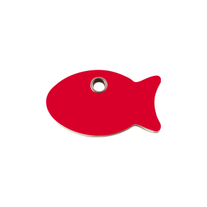 Red Fish Cat ID Tag Small