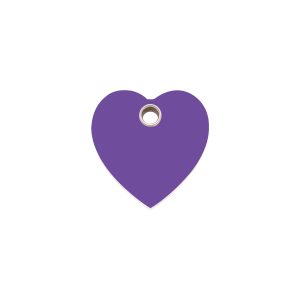 Purple Heart Cat ID Tag Small