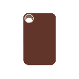 Brown Rectangle Dog ID Tag Medium