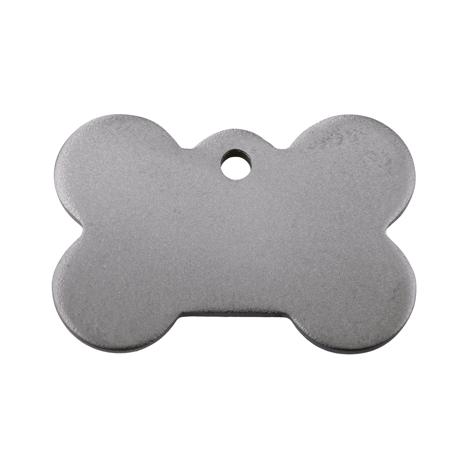 Vue avant - Médaille personnalisable Red Dingo Titane plat Os pour chien ou chat - Size M - Réf. 0T-BN-ZZ-ME