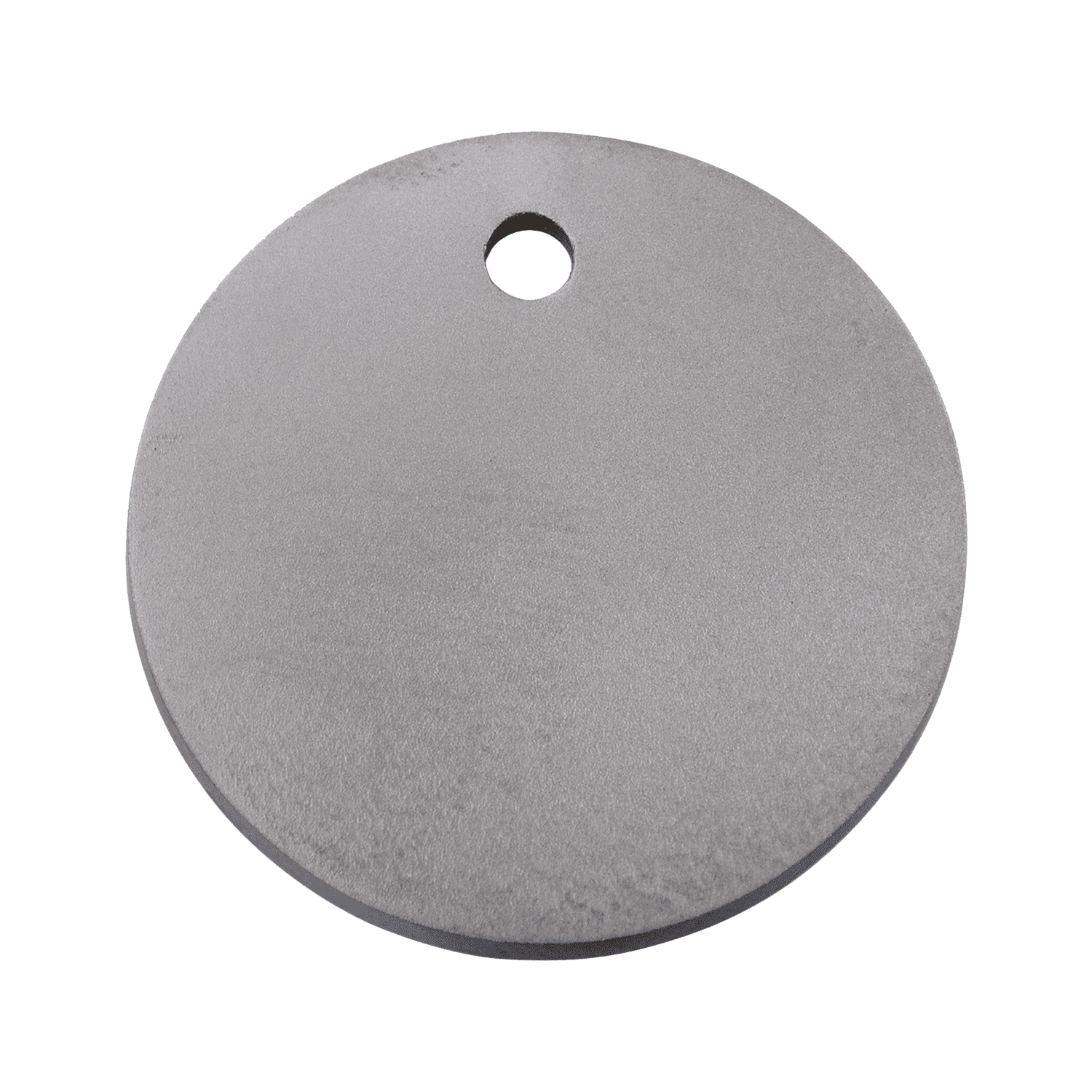 Vue avant - Médaille personnalisée pour chien Red Dingo Titane plat Cercle Size L