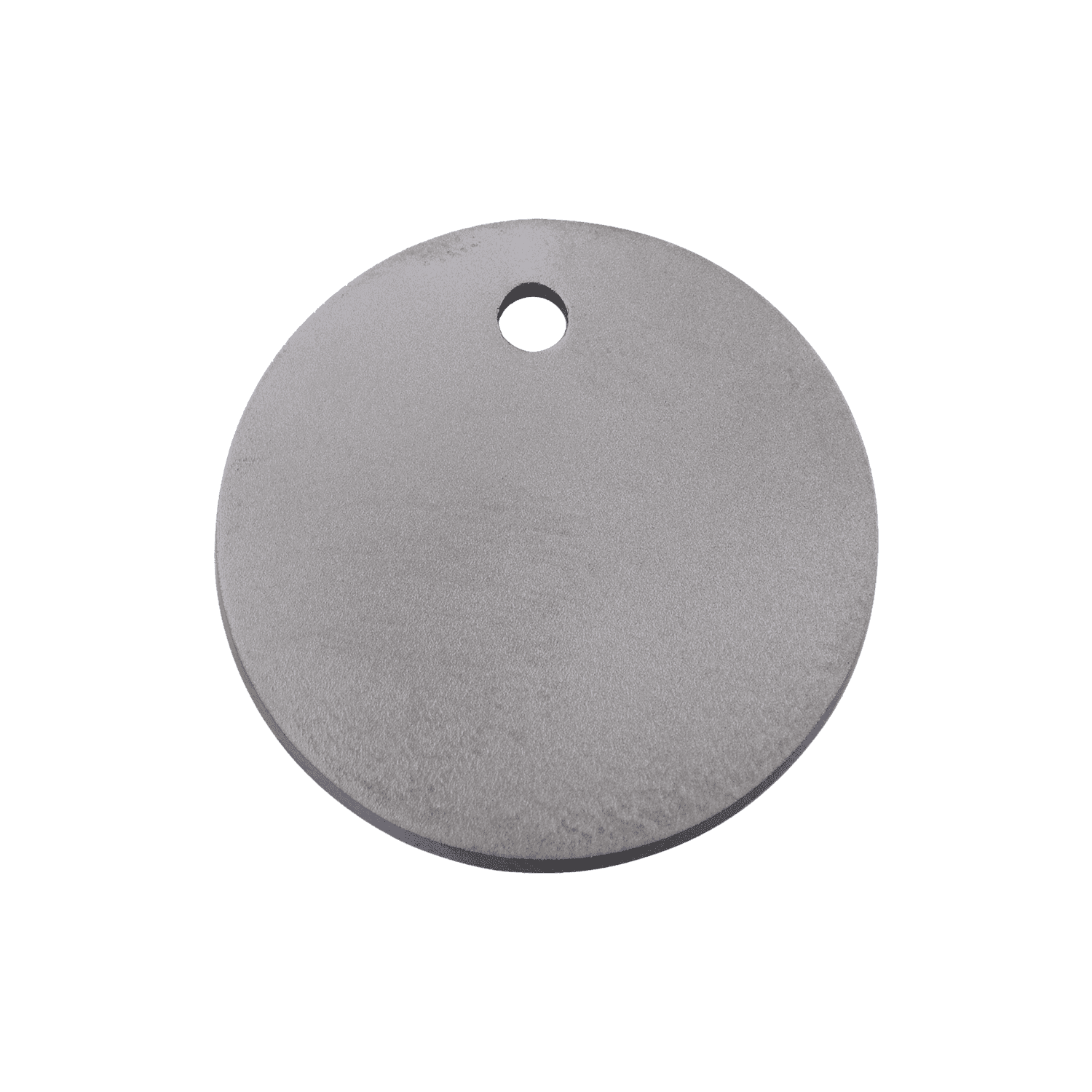 Vue avant - Médaille personnalisable Red Dingo Titane plat Cercle - Size M - 0T-CL-ZZ-ME