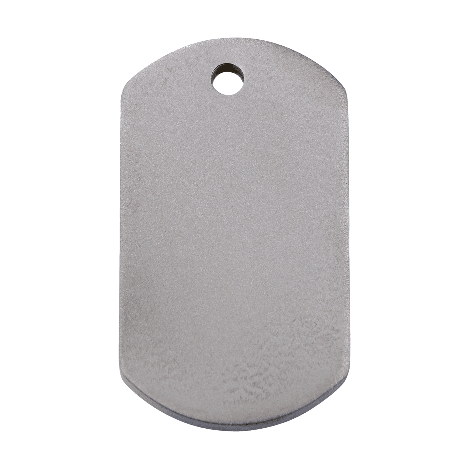 Vue avant - Médaille personnalisée pour chien Red Dingo Titane plat Rectangle - Size L