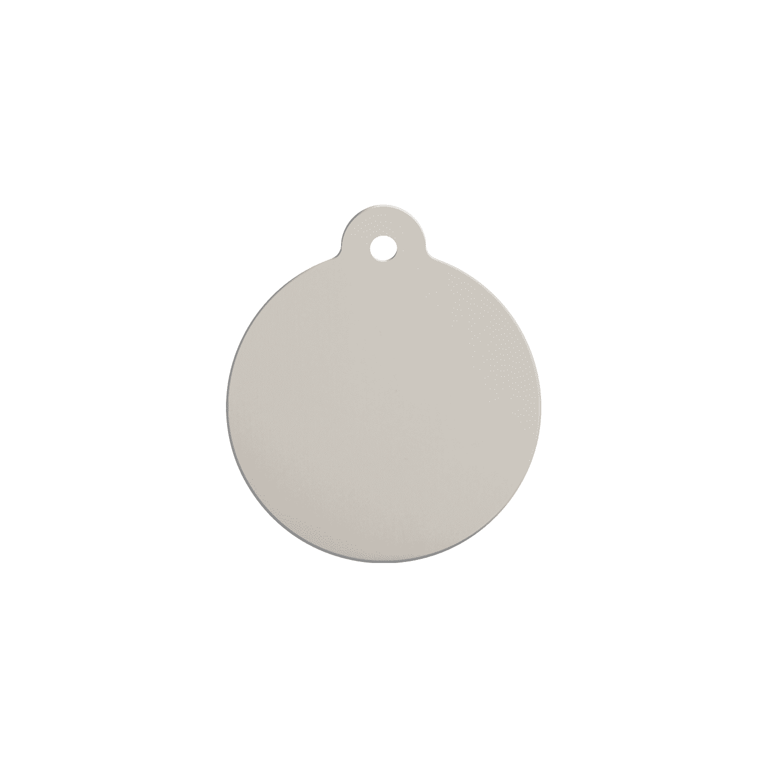 Vue arrière - Médaille personnalisée pour chien/chat Red Dingo Émail et acier inoxydable - Motif bocal poissons - Vert - Size S