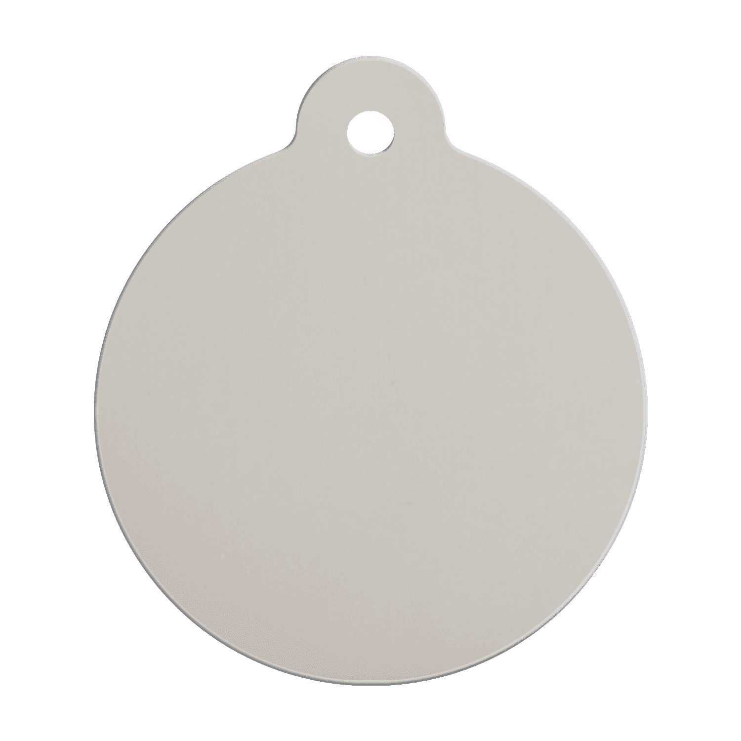 Vue arrière - Médaille personnalisable pour chien - Red Dingo - Poisson tribal bleu clair - Size L