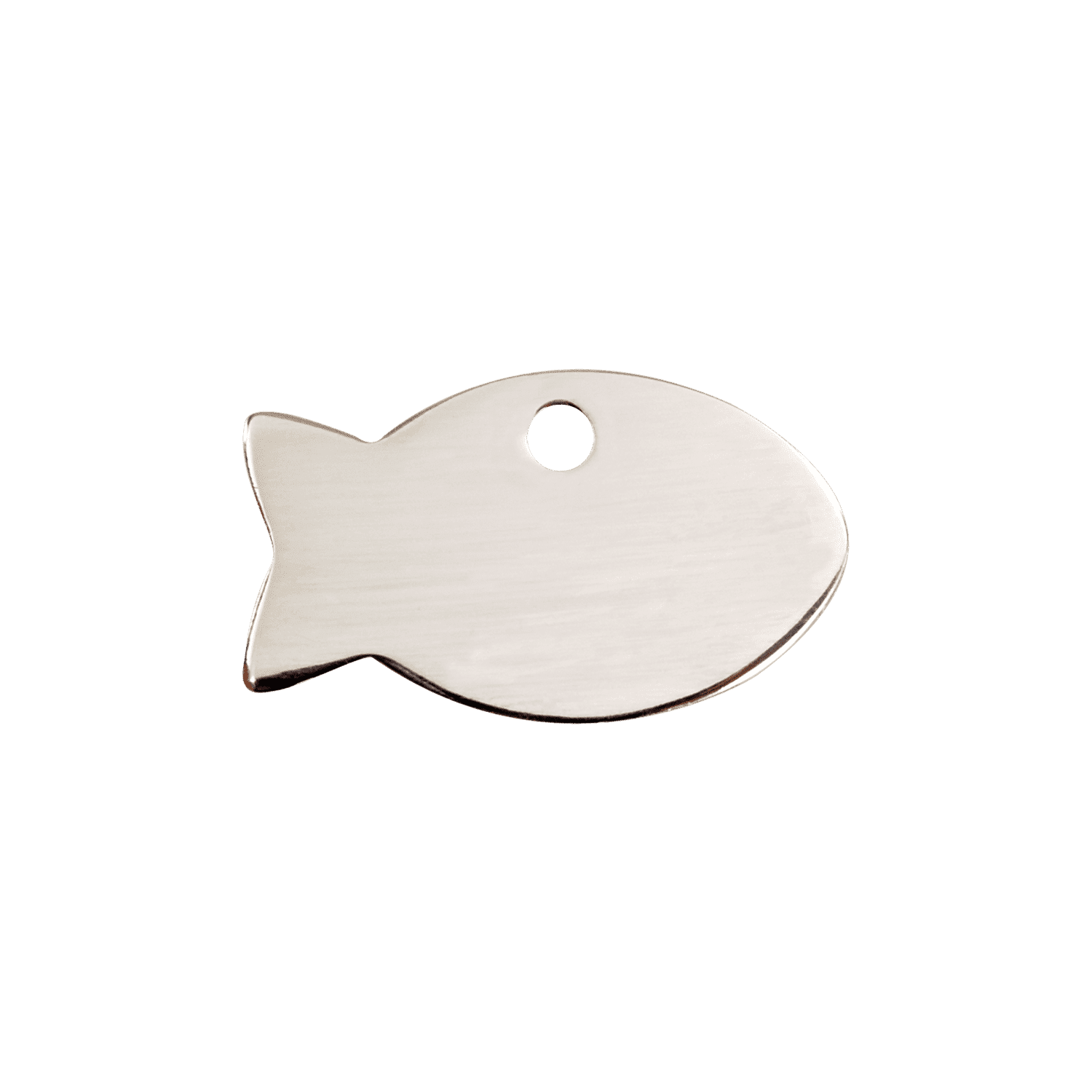 Vue arrière - Médaille personnalisée Red Dingo pour chien/chat - Motif poisson - Size S